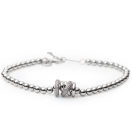 Diamond Xpression armband bolletjes witgoud