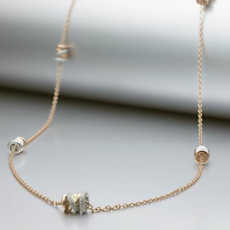 Diamond Xpression Chanel collier roségoud - Afbeelding 2