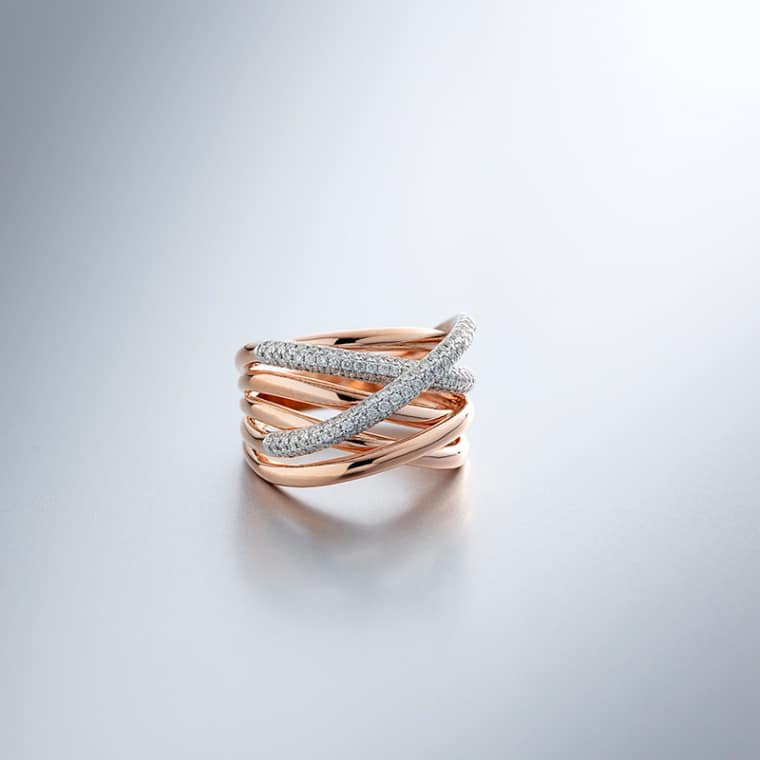 Diamond Xpression ring roségoud - Afbeelding 3