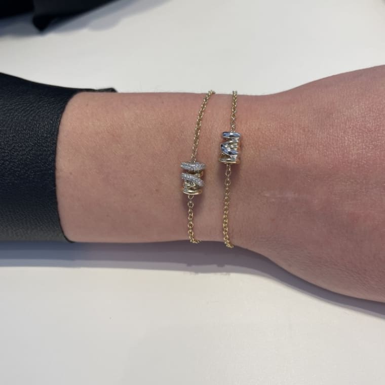 Diamond Xpression armband geelgoud - Afbeelding 2