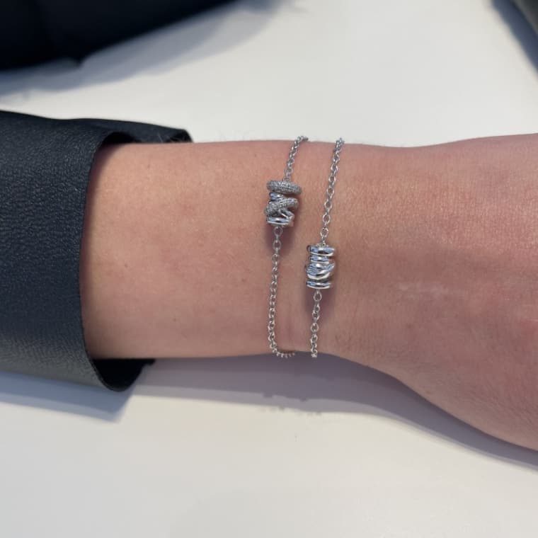 Diamond Xpression armband witgoud - Afbeelding 5
