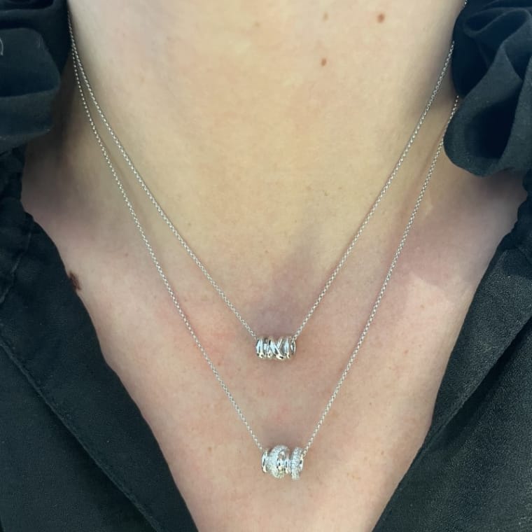 Just Xpression collier small witgoud - Afbeelding 3