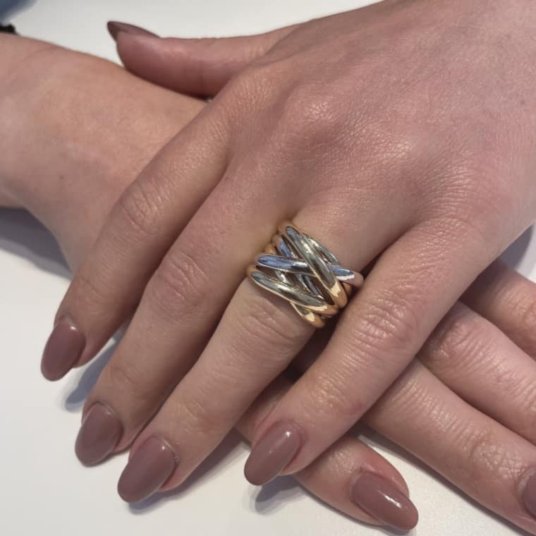 Just Bold Xpression ring geelgoud - Afbeelding 4