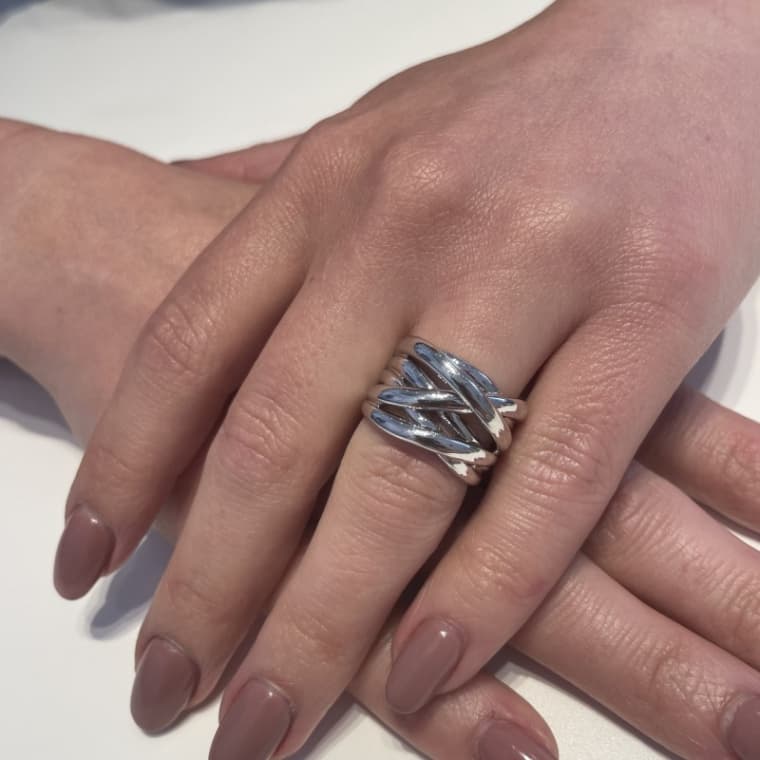 Just Bold Xpression ring witgoud - Afbeelding 4