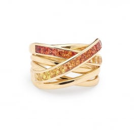 Katinka Berretty - Sunshine Xpression ring geelgoud