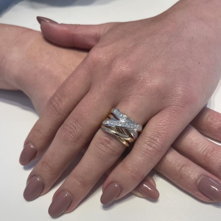 Princess Xpression ring geelgoud - Afbeelding 3