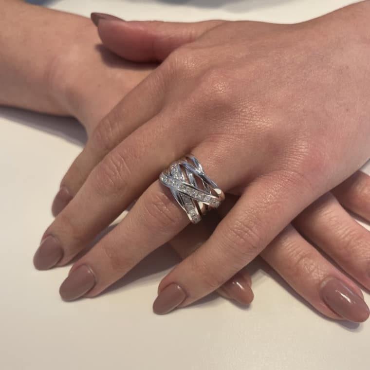 Princess Xpression ring witgoud - Afbeelding 2