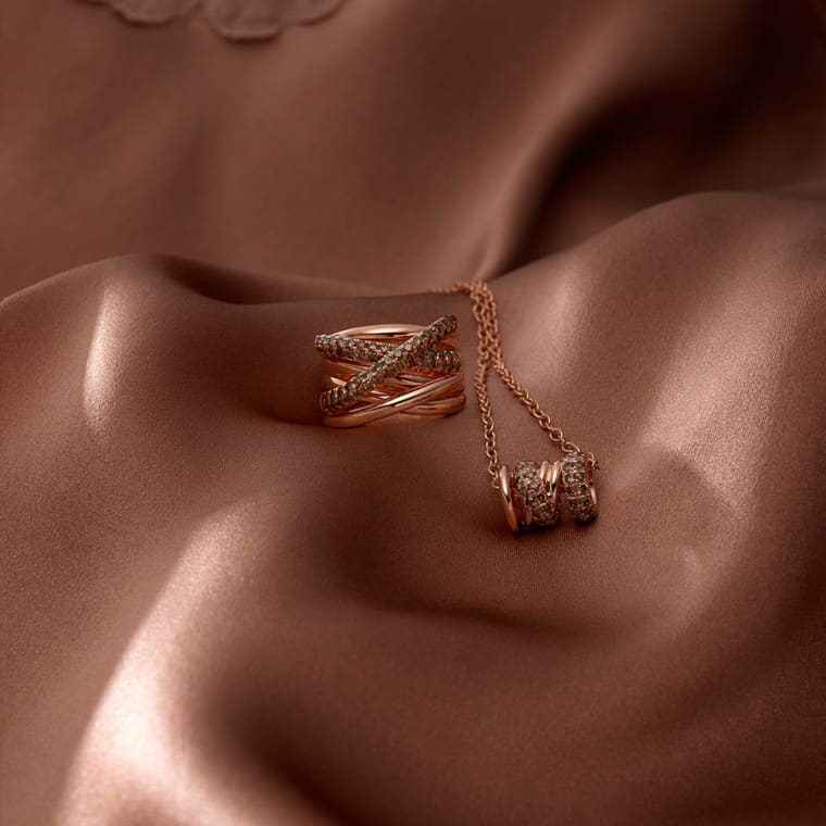 Bold Diamond Xpression ring bruin - Afbeelding 3