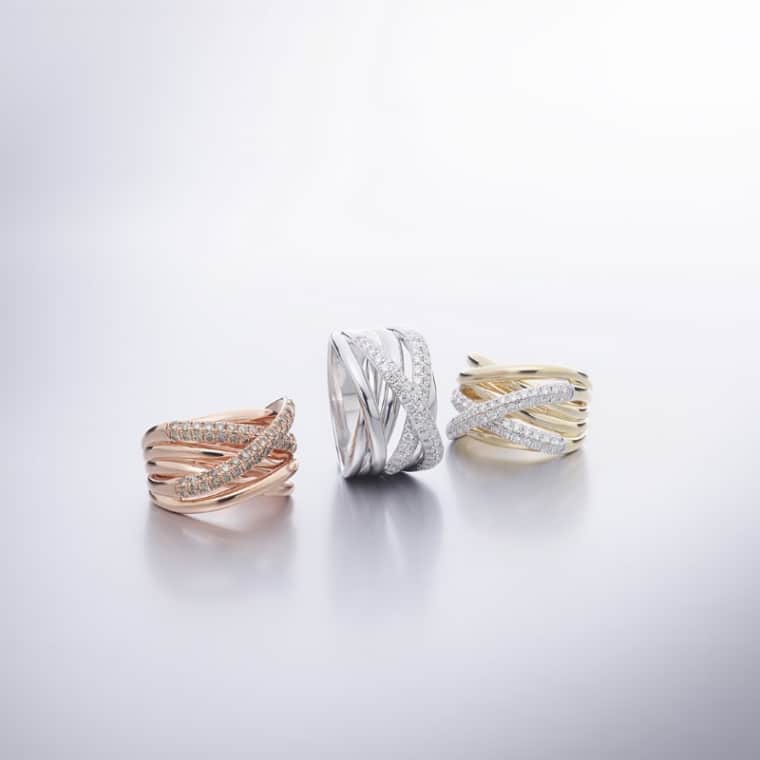 Bold Diamond Xpression ring champagne - Afbeelding 3
