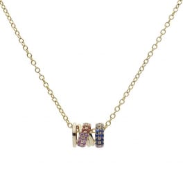 Katinka Berretty - Rainbow Xpression collier medium geelgoud