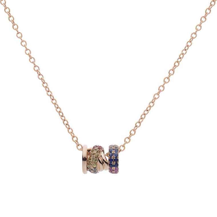 Katinka Berretty - Rainbow Xpression collier medium rosegoud