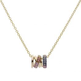 Katinka Berretty - Rainbow Xpression collier XL geelgoud