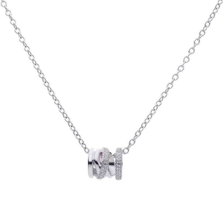 Katinka Berretty - Diamond Xpression collier medium witgoud