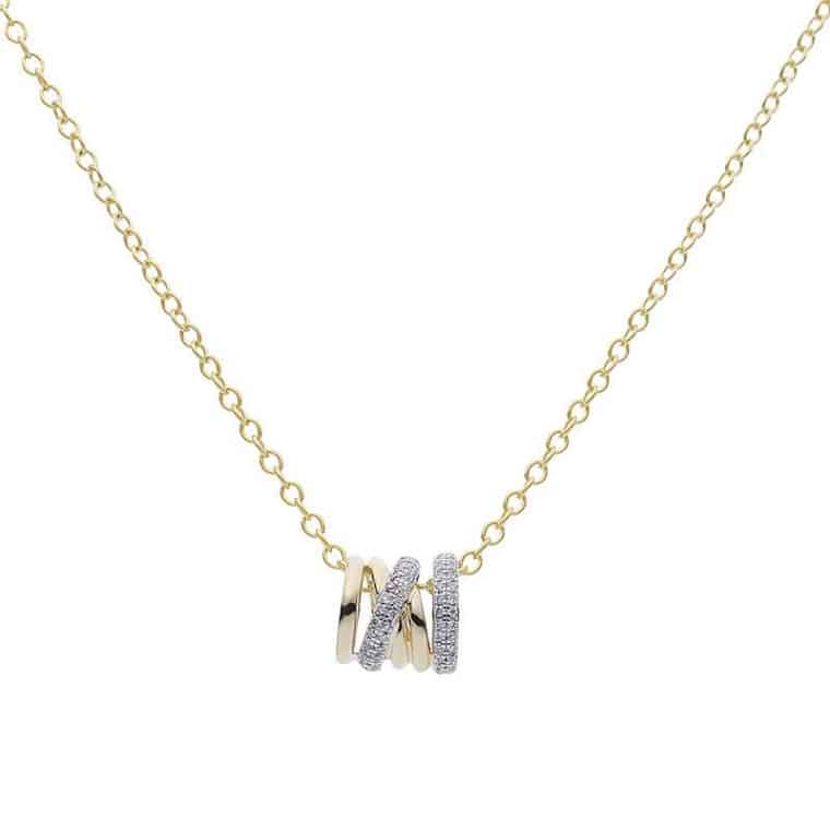 Katinka Berrety - Diamond Xpression collier medium geelgoud