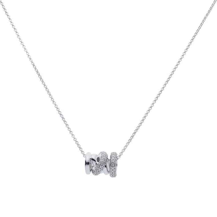 Katinka Berretty - Diamond Xpression collier small witgoud