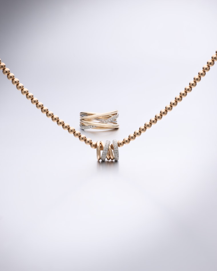 Diamond Xpression collier bolletjes roségoud - Afbeelding 2
