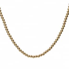 Bolletjes collier geelgoud