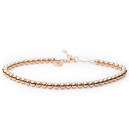 Bolletjes armband roségoud