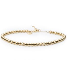 Bolletjes armband geelgoud