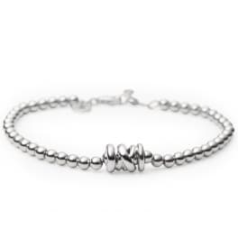 Just Xpression armband bolletjes witgoud