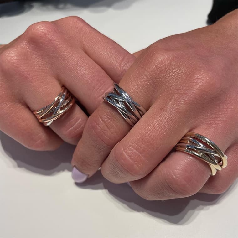Just Elegant Xpression ring roségoud - Afbeelding 3