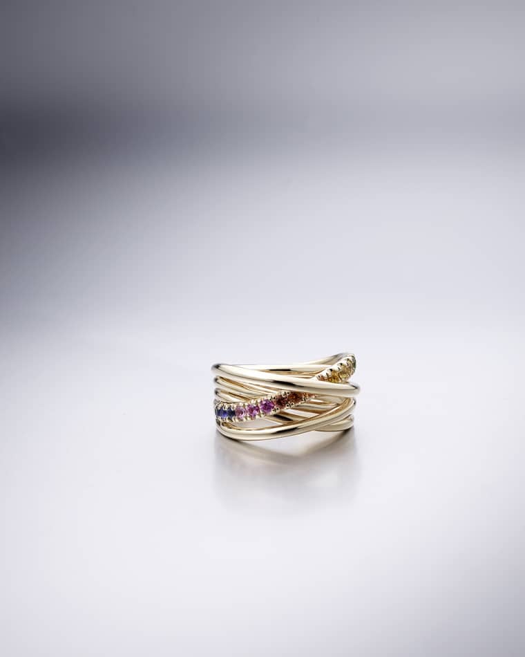 Elegant Xpression Rainbow ring roségoud - Afbeelding 2