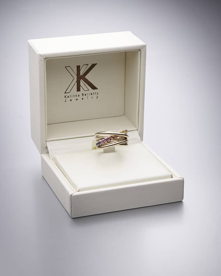 Elegant Xpression Rainbow ring roségoud - Afbeelding 6