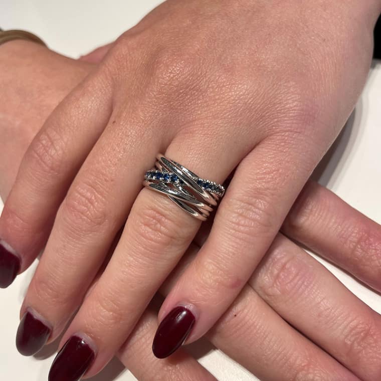 Elegant Xpression Royal ring witgoud - Afbeelding 4