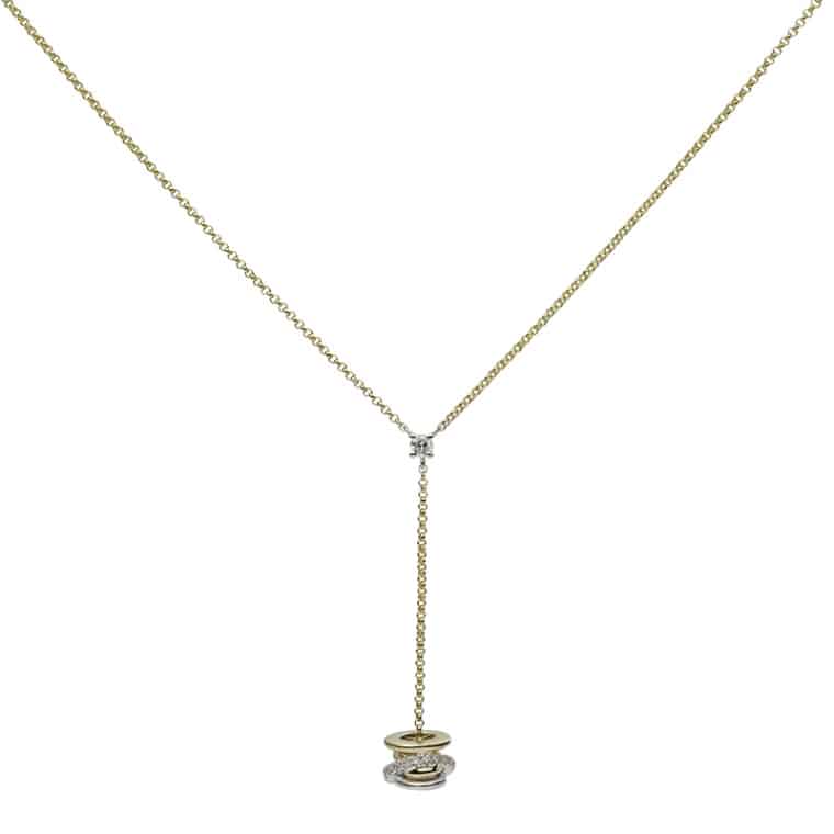 Miss Elegant Xpression Y-collier geelgoud