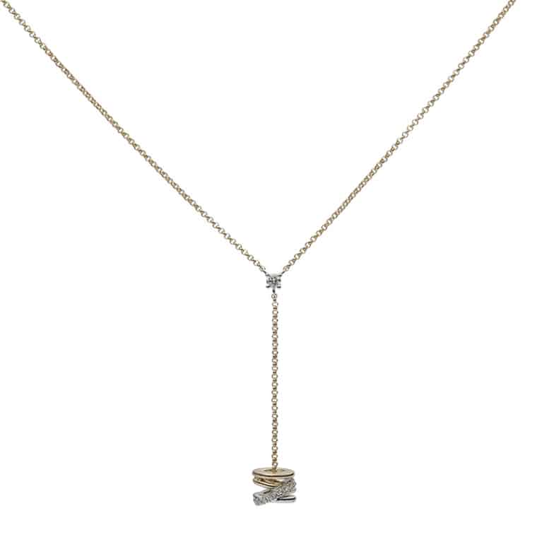 Miss Elegant Xpression Y-collier rosegoud