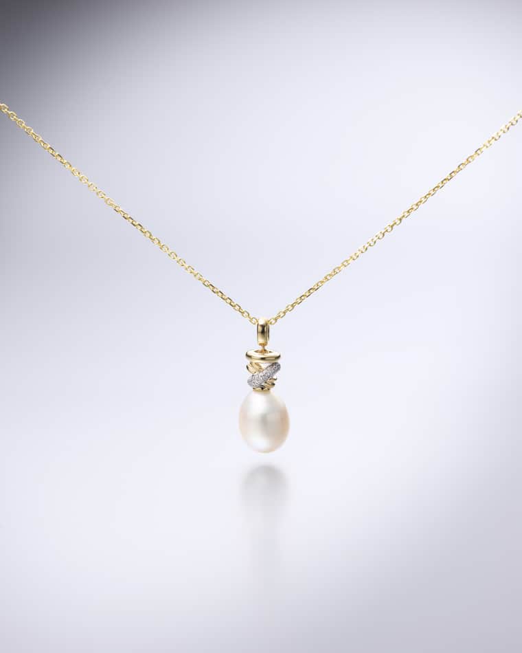 Joy Xpression parelcollier geelgoud - Afbeelding 2