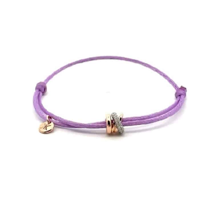 Joy Xpression armband roségoud satijn - Afbeelding 6