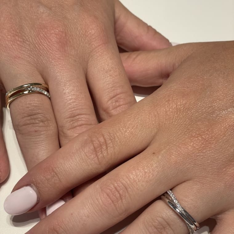 Miss Elegant Xpression medium ring witgoud - Afbeelding 4
