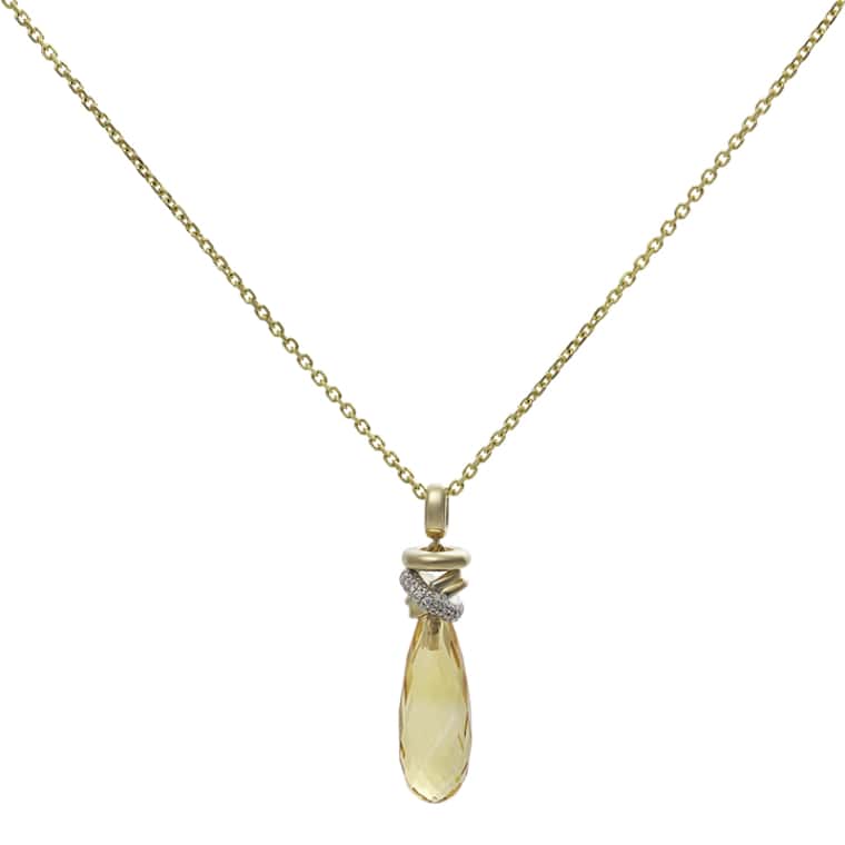 Joy Xpression Citrien collier geelgoud