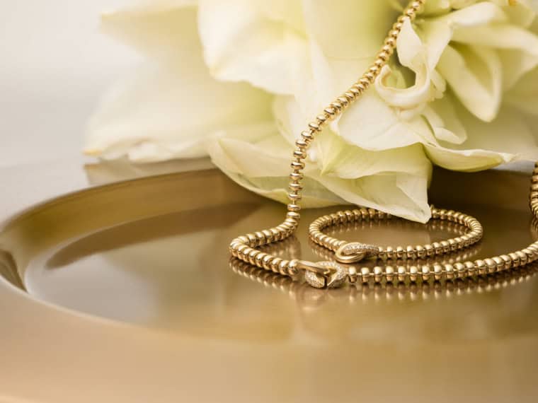 Magic Diamond Xpression collier geelgoud - Afbeelding 2