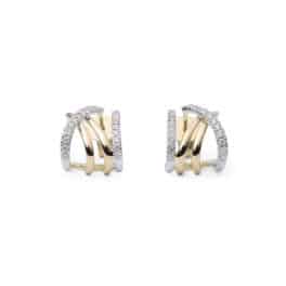 Illusion Xpression oorringen geelgoud small (4 ringen)