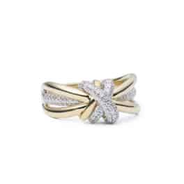 Happy Candy Diamond Xpression ring geelgoud