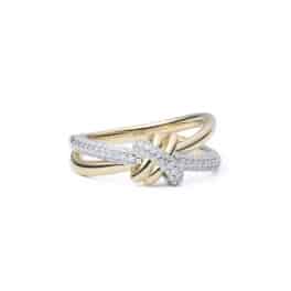 Sweet Candy Diamond Xpression ring geelgoud