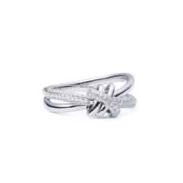 Sweet Candy Diamond Xpression ring witgoud