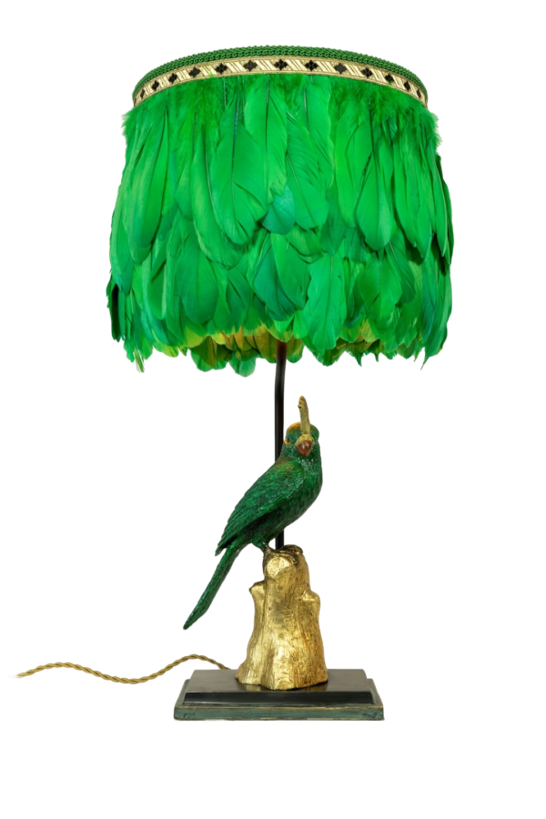Dirty speaking parrot left