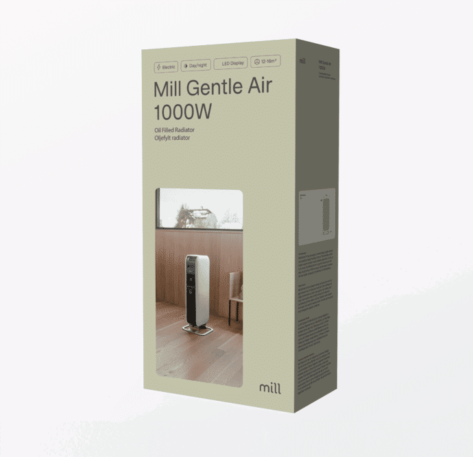 Mill Gentle Air olieradiator AB-H1000DN - Afbeelding 8