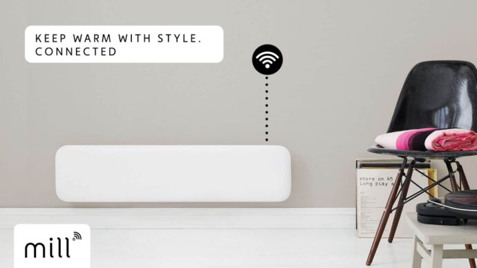 Mill steel WiFi paneelverwarming PA1500WIFI3A met voet - Afbeelding 13