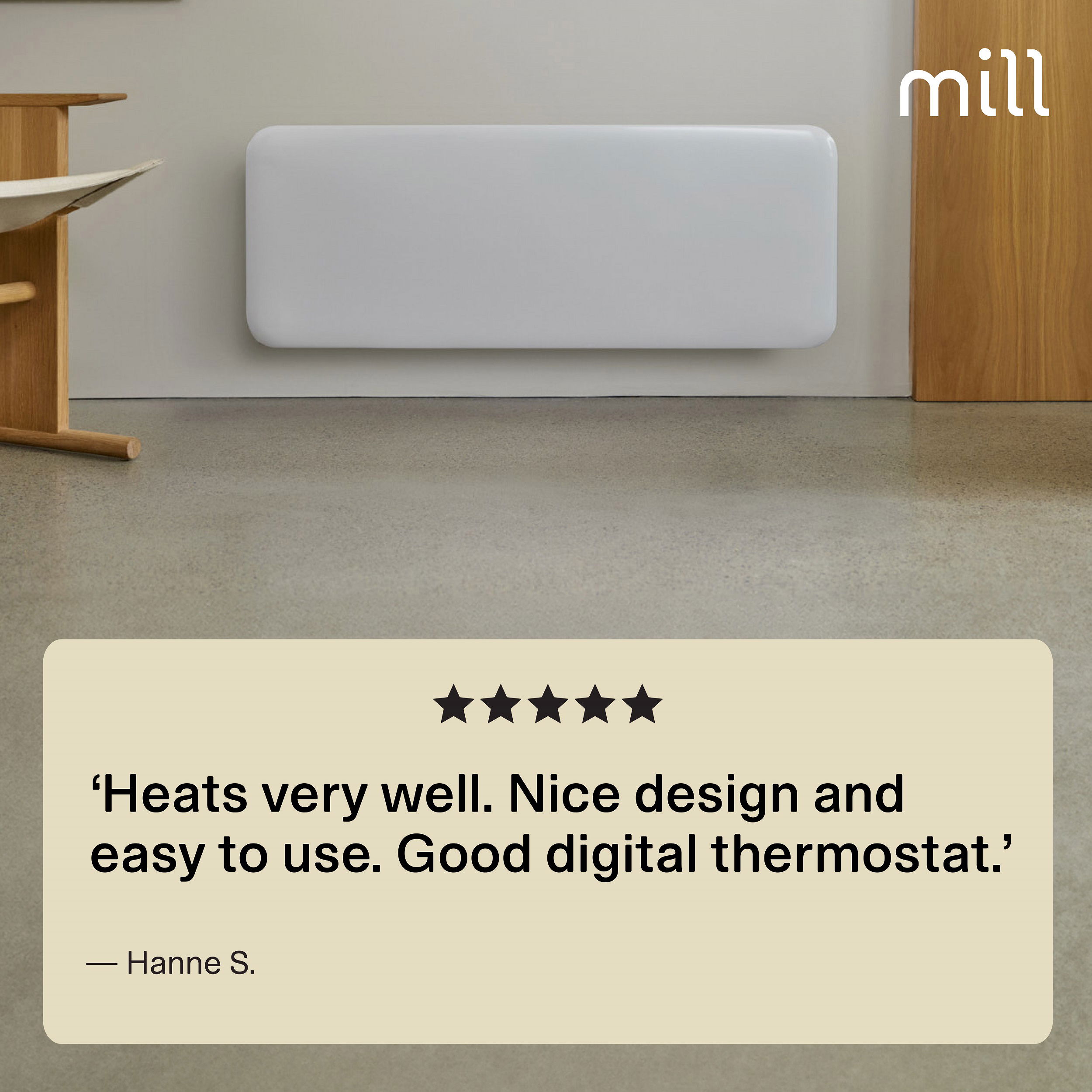 Mill steel paneelverwarming IB1200DN - Afbeelding 8