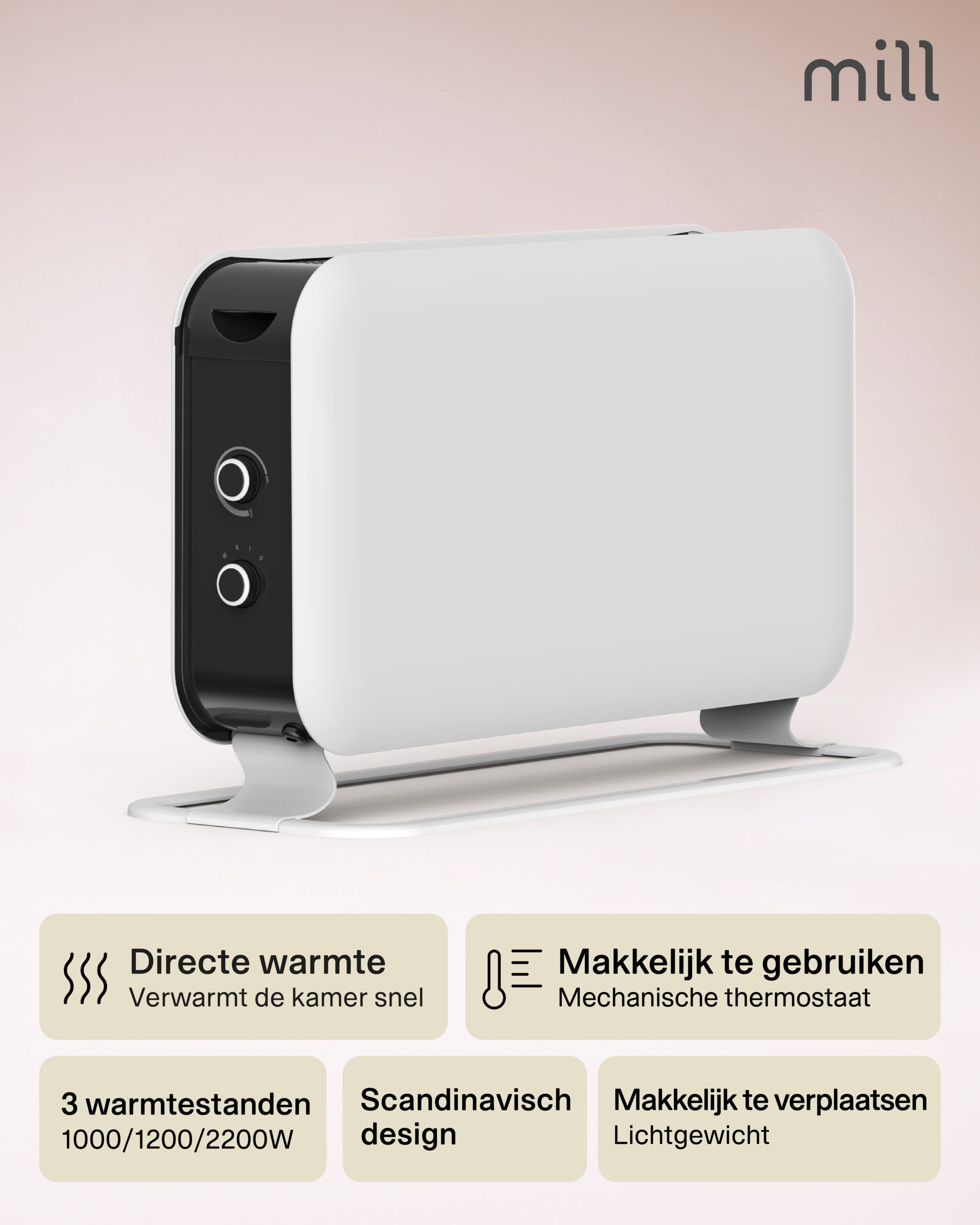 Mill Instant convectorkachel CO2200MECMAX - Afbeelding 10