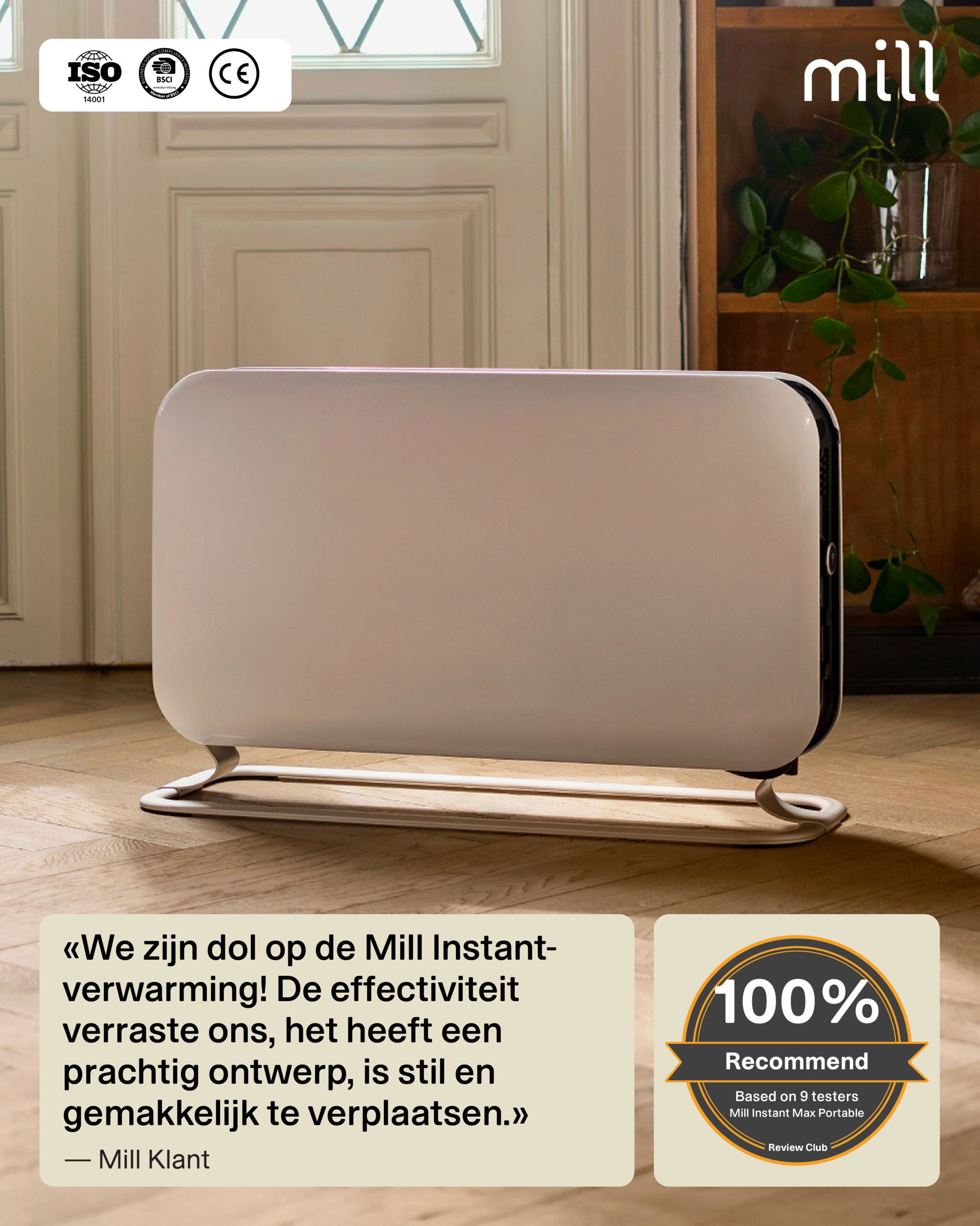 Mill Instant convectorkachel CO2200MECMAX - Afbeelding 6