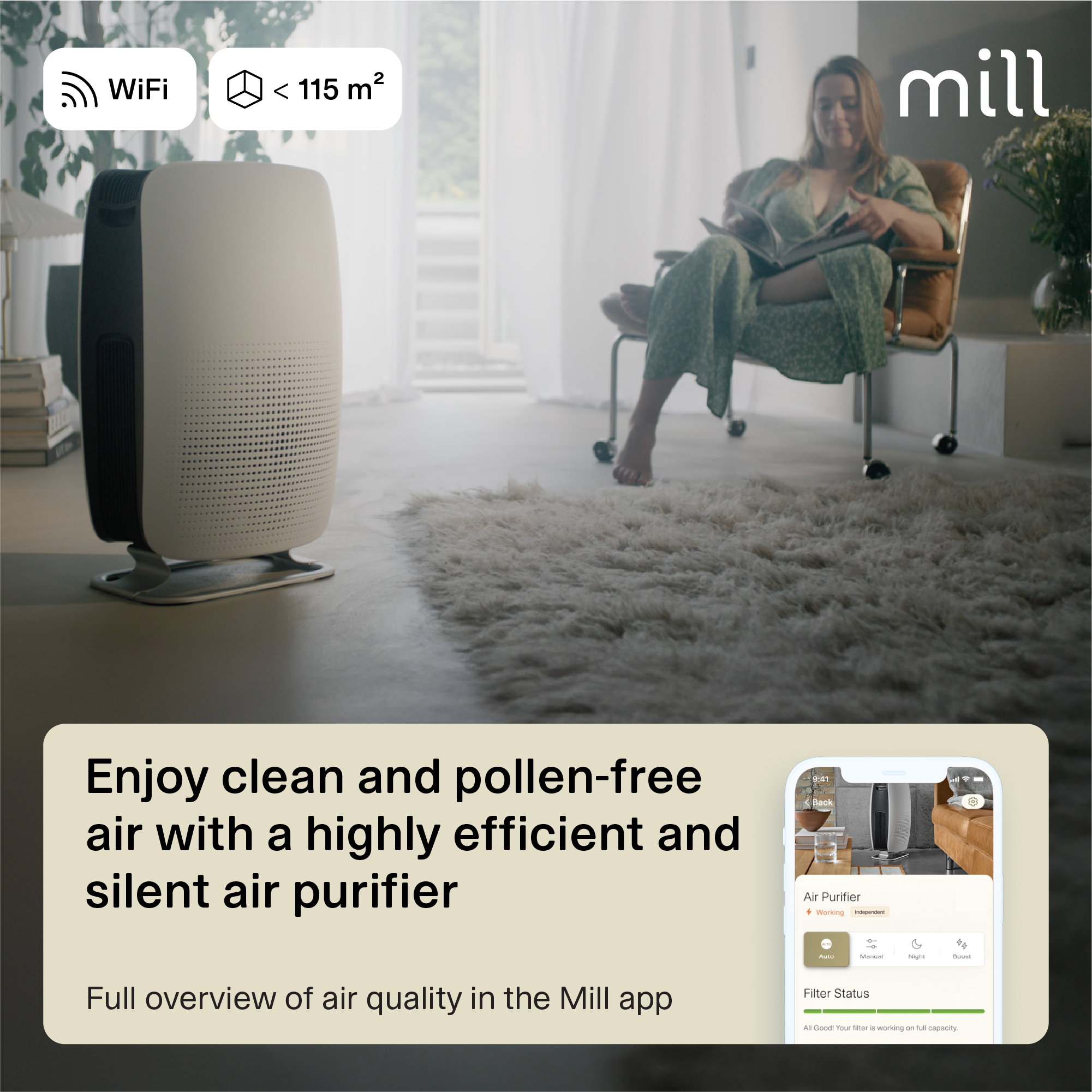 Mill Silent Pro luchtreiniger - Afbeelding 8