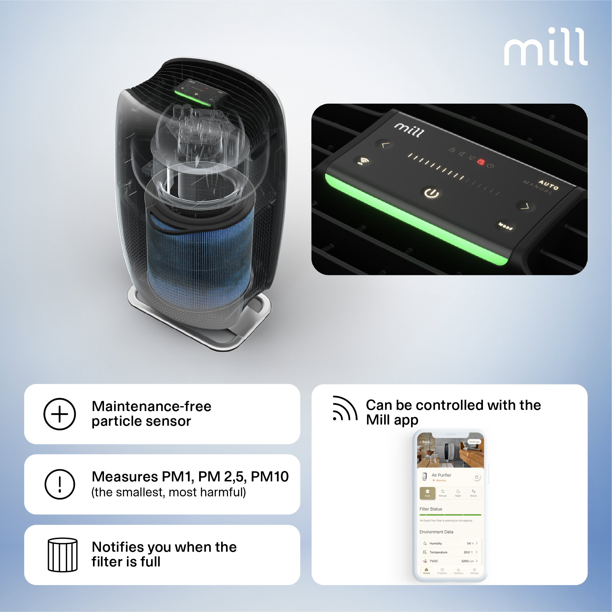 Mill Silent Pro luchtreiniger - Afbeelding 12