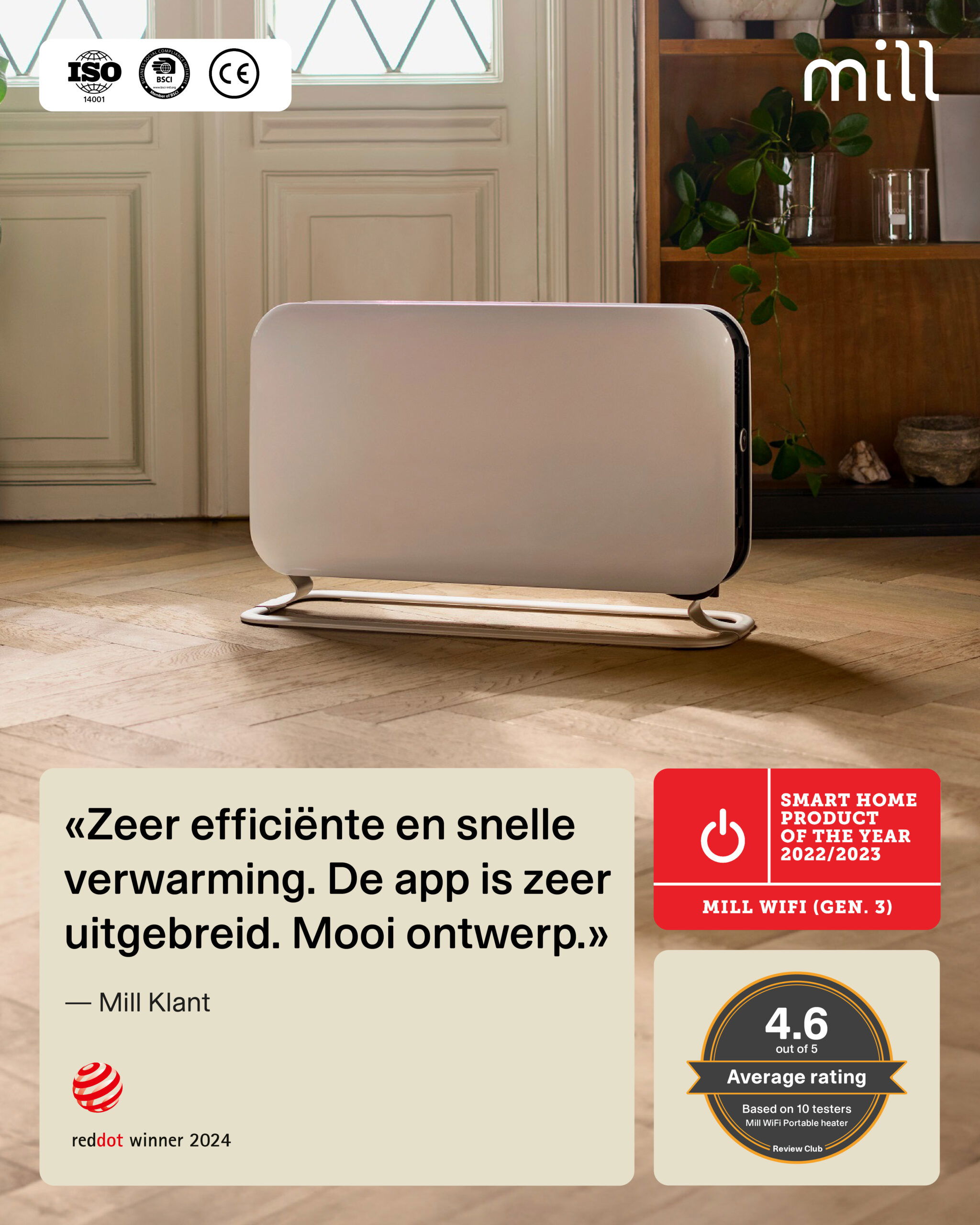 Mill WiFi convectorkachel CO1500MAXWIFI3 - Afbeelding 13