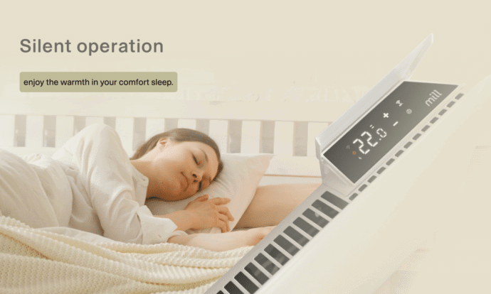 Mill steel WiFi paneelverwarming PA1500WIFI3A met voet - Afbeelding 20