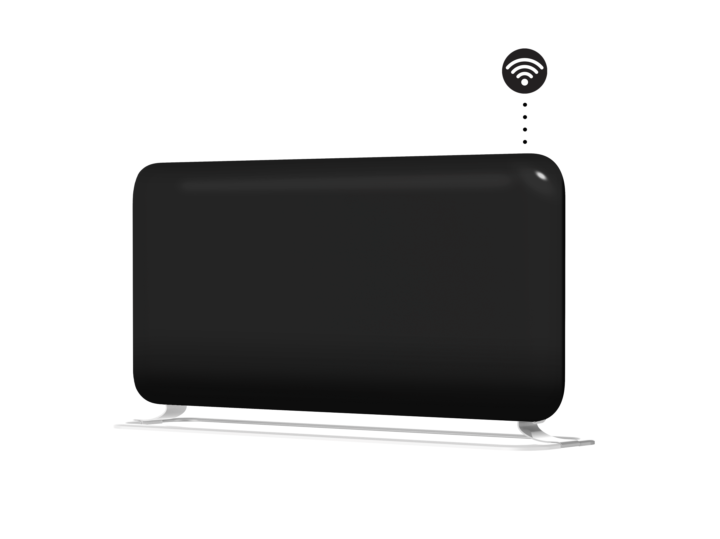 Mill steel WiFi paneelverwarming PA1500WIFI4A Black met voet - Afbeelding 4